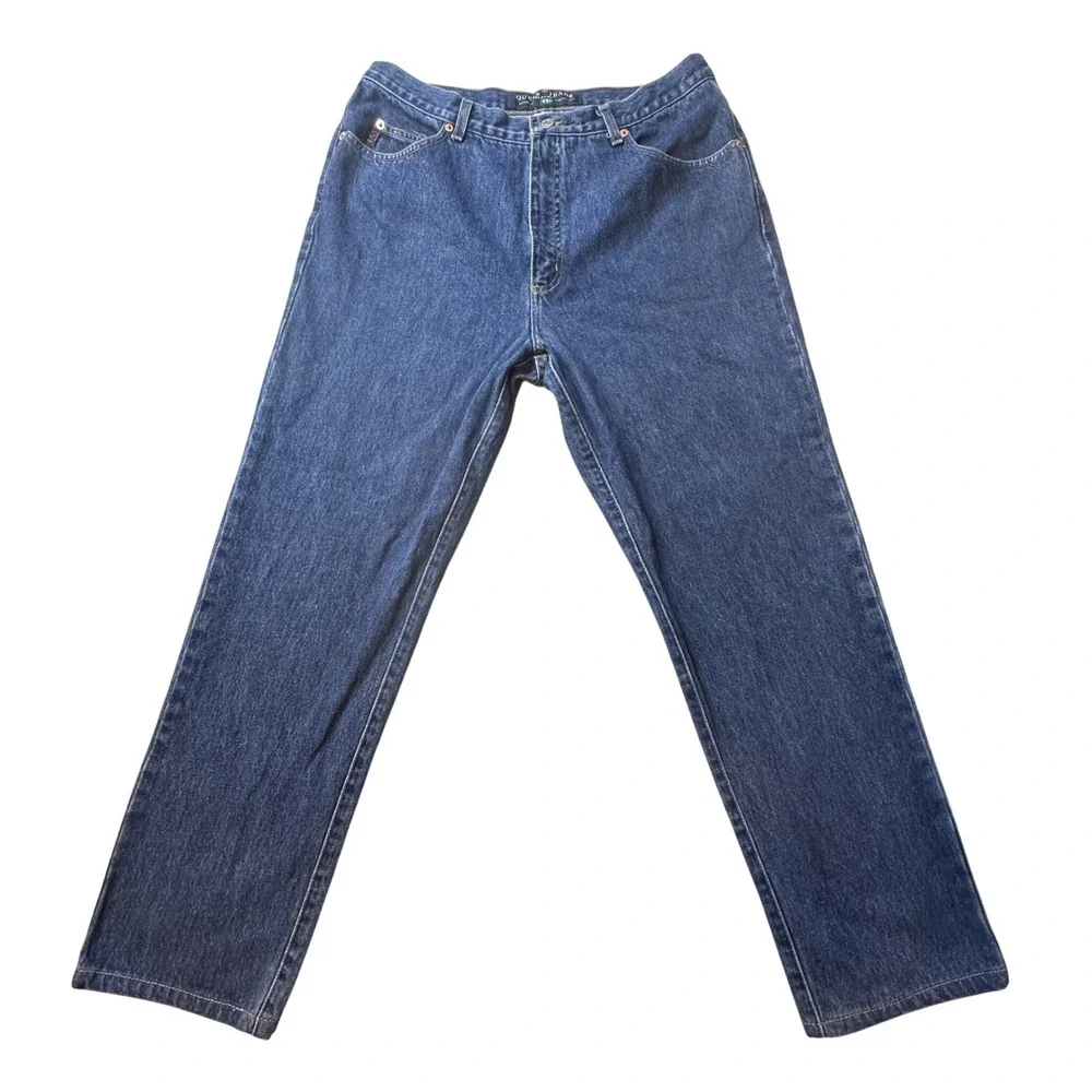 Vintage Guess Jeans Mens 36 (34x28) Blue Classic 001 Straight Leg Denim 90s - Picture 1 of 10